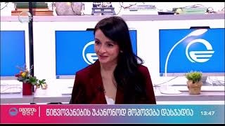 საინფორმაციო კამპანიის „ნუ მოჭრი ნაძვს“ შესახებ გიორგი მამადაშვილი გადაცემაში „იმედის დღე“